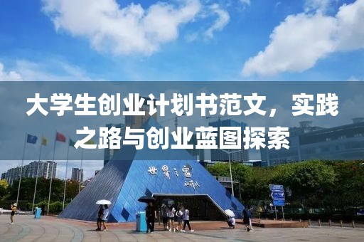 大学生创业计划书范文，实践之路与创业蓝图探索