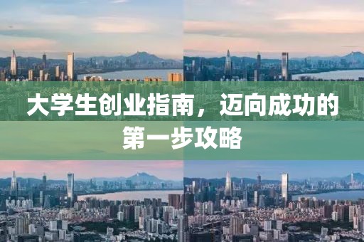 大学生创业指南，迈向成功的第一步攻略