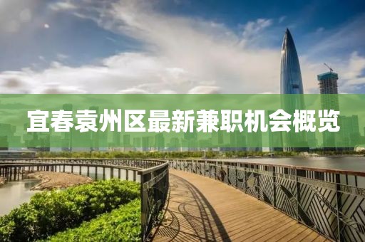 宜春袁州区最新兼职机会概览