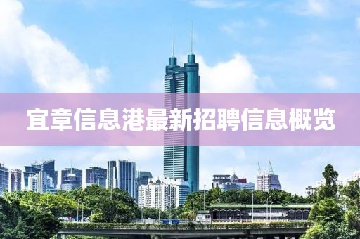 宜章信息港最新招聘信息概览