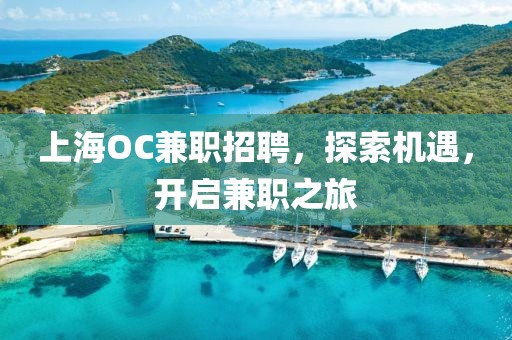 上海OC兼职招聘，探索机遇，开启兼职之旅