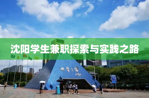 沈阳学生兼职探索与实践之路